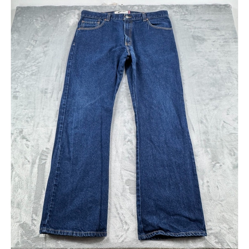 Levi's 517 Boot Cut Jeans Men‎ 38x32 Blue Denim Made in Mexico 100% Cotton